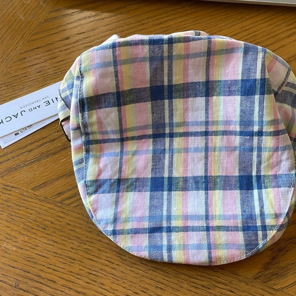 Janie and Jack Plaid Newsboy Cap Size 2T to 3 NWOT